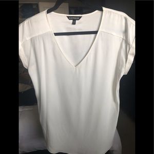 Express white business casual blouse